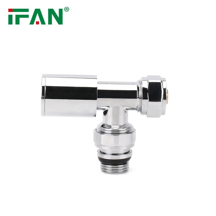 Angle thermostatic valve