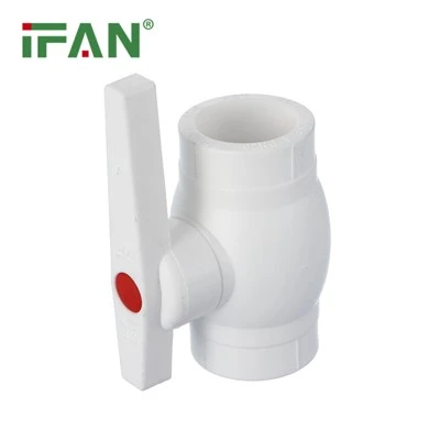 שסתום PPR מפלסטיק טהור לבן IFAN ידית ארוכה